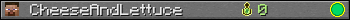 CheeseAndLettuce userbar 350x20