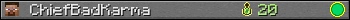 ChiefBadKarma userbar 350x20