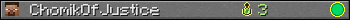 ChomikOfJustice userbar 350x20