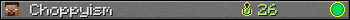 Choppyism userbar 350x20