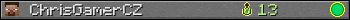 ChrisGamerCZ userbar 350x20