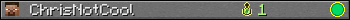 ChrisNotCool userbar 350x20