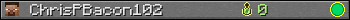 ChrisPBacon102 userbar 350x20