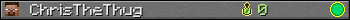 ChrisTheThug userbar 350x20