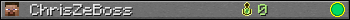 ChrisZeBoss userbar 350x20