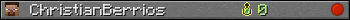 ChristianBerrios userbar 350x20