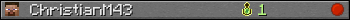 ChristianM43 userbar 350x20