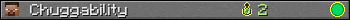 Chuggability userbar 350x20