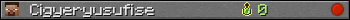 Cigyeryusufise userbar 350x20