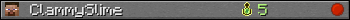 ClammySlime userbar 350x20