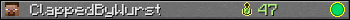 ClappedByWurst userbar 350x20