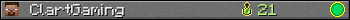 ClartGaming userbar 350x20