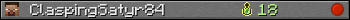 ClaspingSatyr84 userbar 350x20