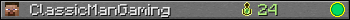 ClassicManGaming userbar 350x20