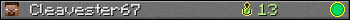 Юзербар 350x20 для Cleavester67