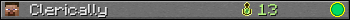 Clerically userbar 350x20