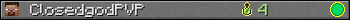 ClosedgodPVP userbar 350x20