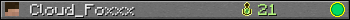 Benutzerleisten 350x20 für Cloud_Foxxx