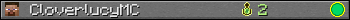 CloverlucyMC userbar 350x20