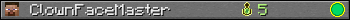 ClownFaceMaster userbar 350x20