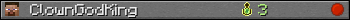 ClownGodKing userbar 350x20