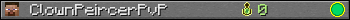 ClownPeircerPvP userbar 350x20