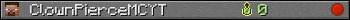 ClownPierceMCYT userbar 350x20