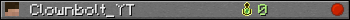 Clownbolt_YT userbar 350x20