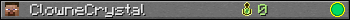 ClowneCrystal userbar 350x20