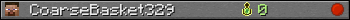 CoarseBasket329 userbar 350x20