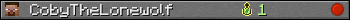 CobyTheLonewolf userbar 350x20