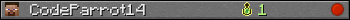 CodeParrot14 userbar 350x20