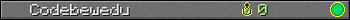 Юзербар 350x20 для Codebewedu