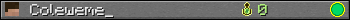 Coleweme_ userbar 350x20