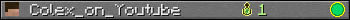 Colex_on_Youtube userbar 350x20