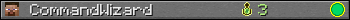 Benutzerleisten 350x20 für CommandWizard