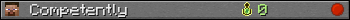 Competently userbar 350x20