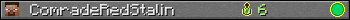 ComradeRedStalin userbar 350x20