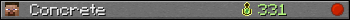 Concrete userbar 350x20