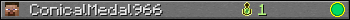 Юзербар 350x20 для ConicalMedal966