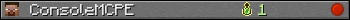 ConsoleMCPE userbar 350x20