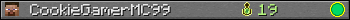 CookieGamerMC99 userbar 350x20