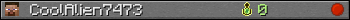 CoolAlien7473 userbar 350x20