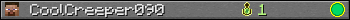 CoolCreeper090 userbar 350x20