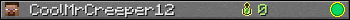 CoolMrCreeper12 userbar 350x20