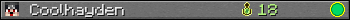 Coolhayden userbar 350x20