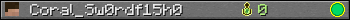 Coral_Sw0rdf15h0 userbar 350x20