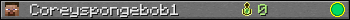 Coreyspongebob1 userbar 350x20