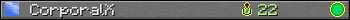 CorporalX userbar 350x20