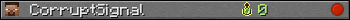 CorruptSignal userbar 350x20